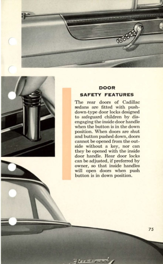 1955 Cadillac Salesmans Data Book Page 135